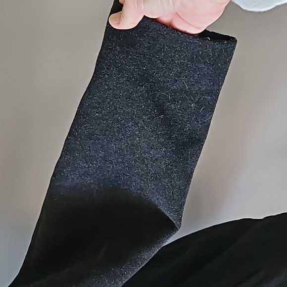 London Fog Wool Blend Black Pea Coat - Picture 7 of 12